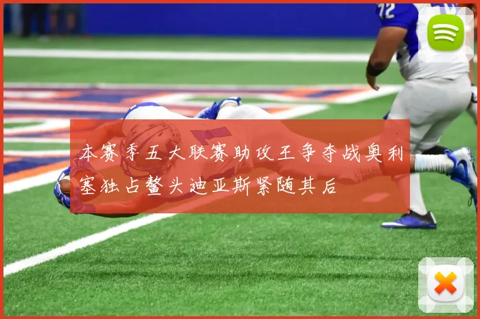 本赛季五大联赛助攻王争夺战奥利塞独占鳌头迪亚斯紧随其后